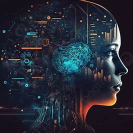 Ilustración conceptual de inteligencia artificial afectando el tráfico digital en medios
